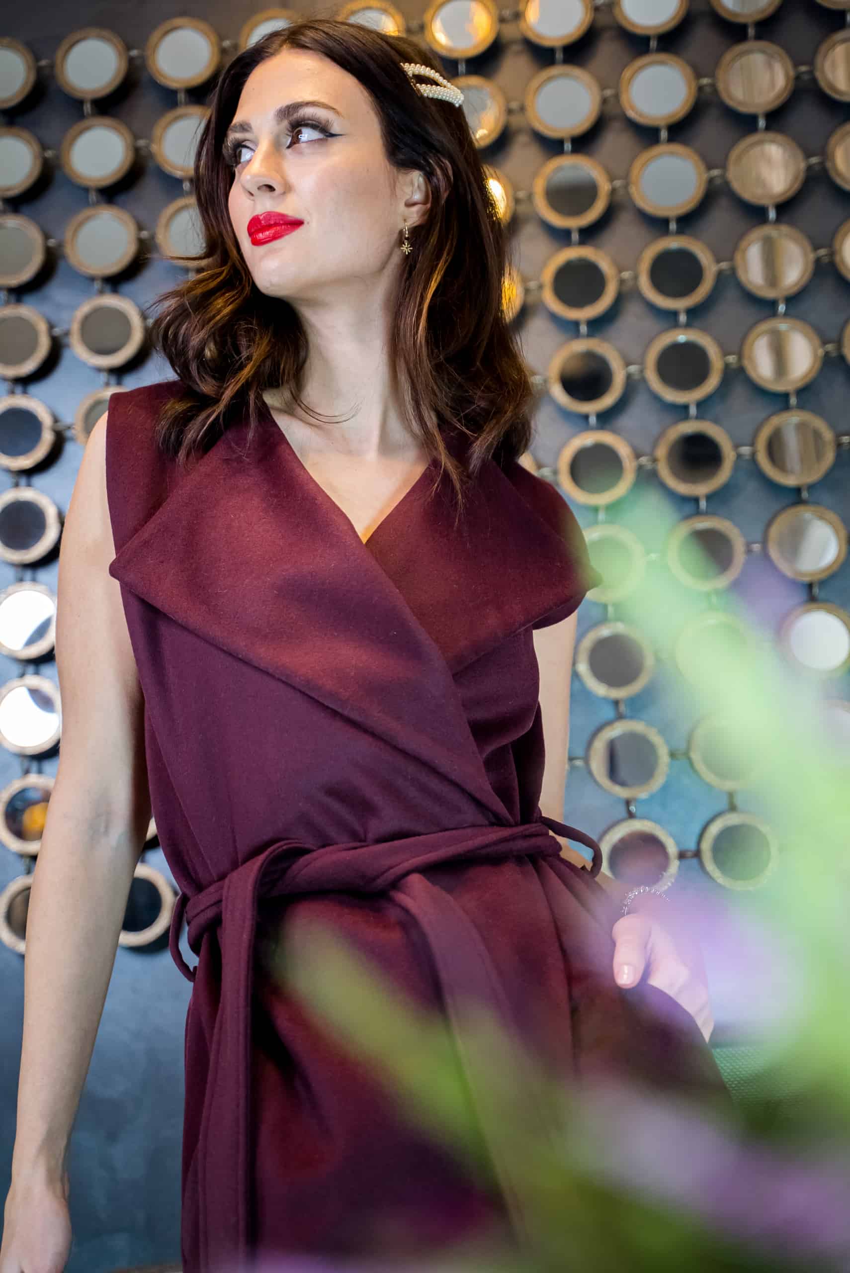 Rochie parte peste parte din stofă - imagine 3
