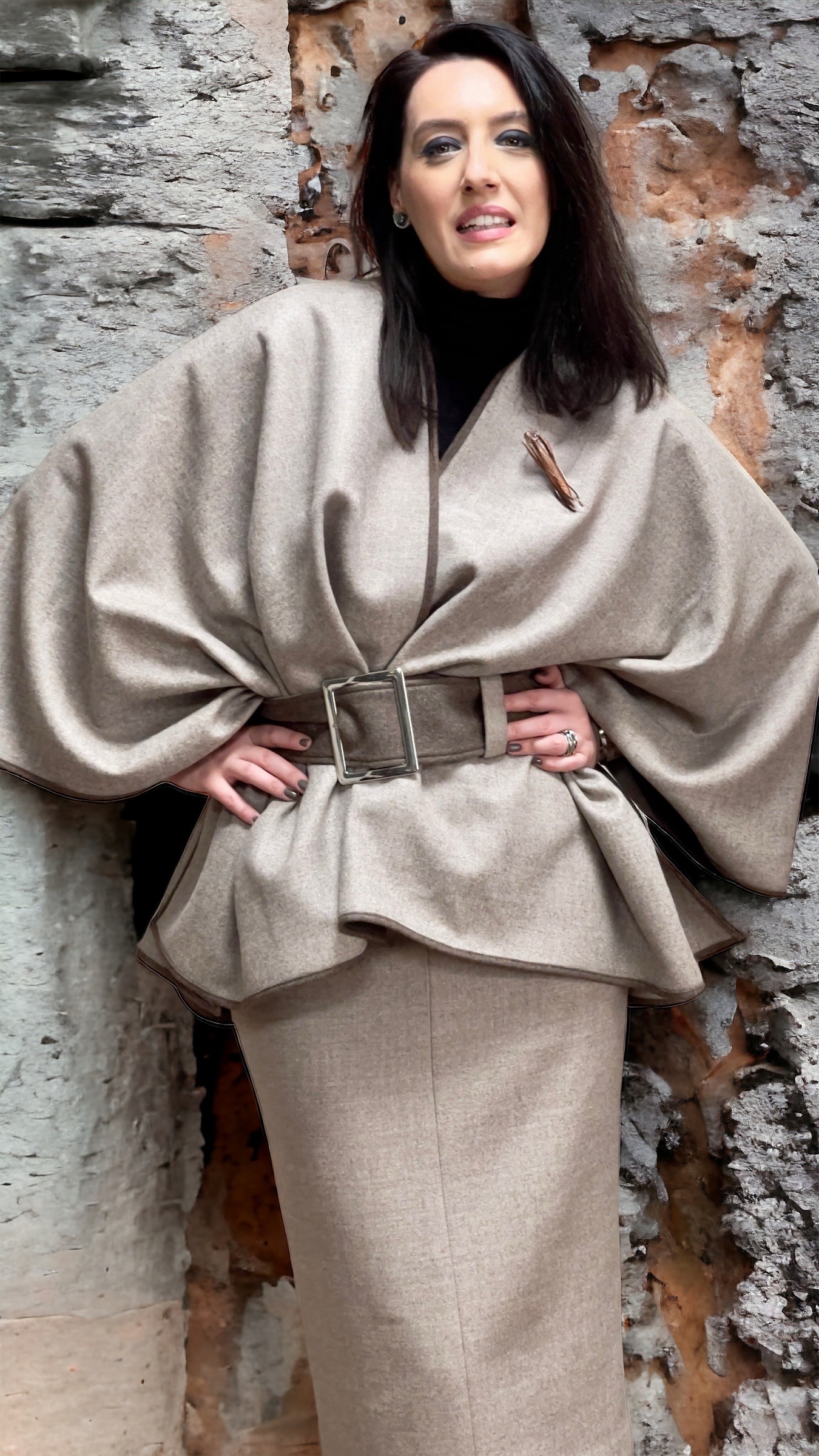 Costum din stofă Loro Piana - imagine 2