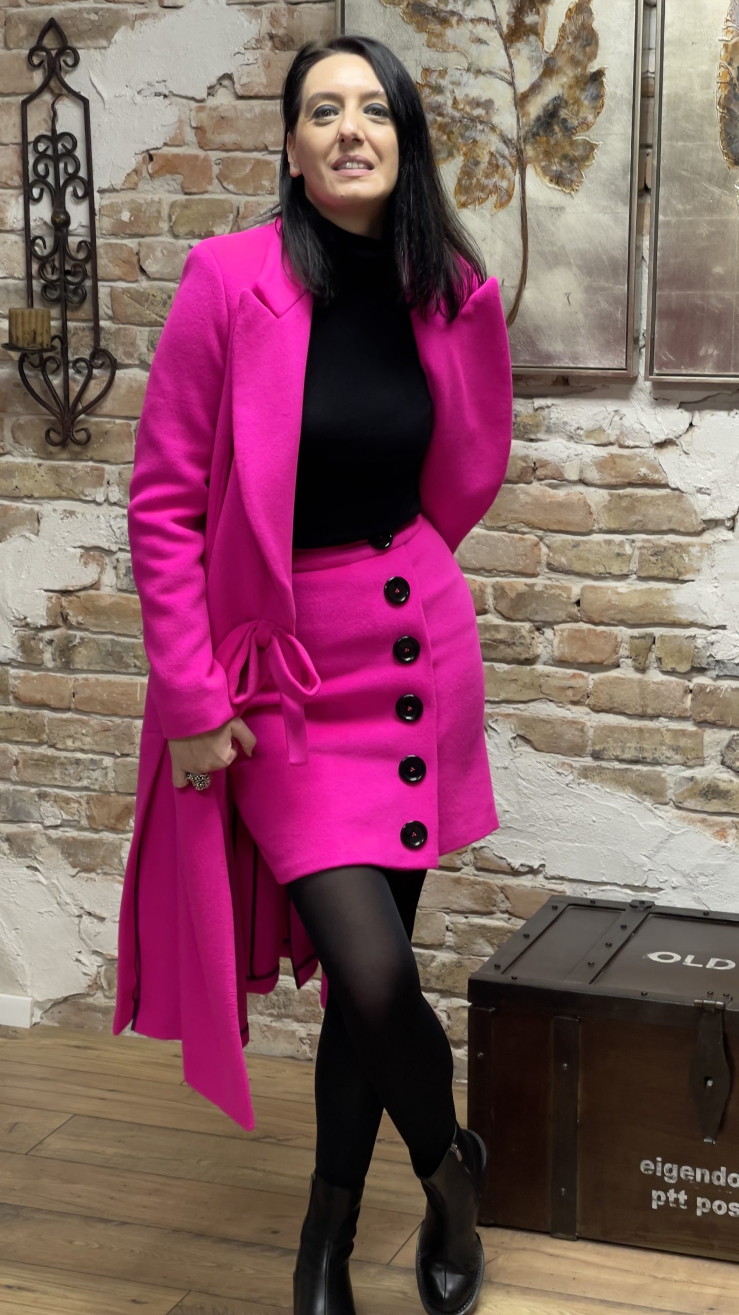 Fustă scurtă Pink Valentino