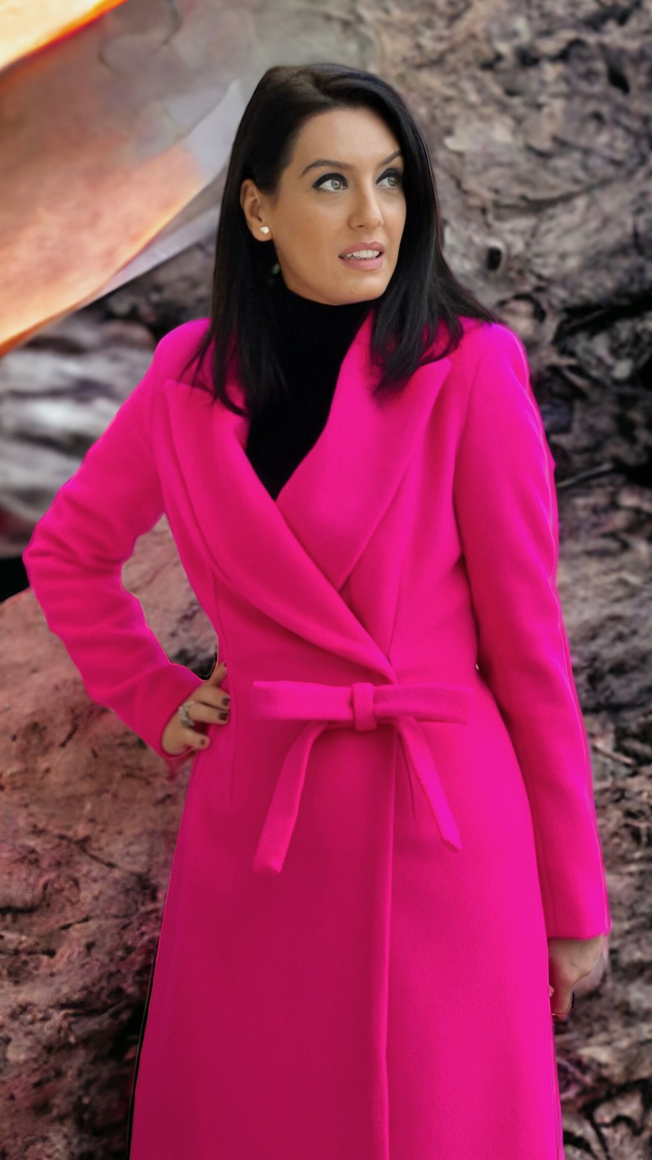 Palton Pink Valentino