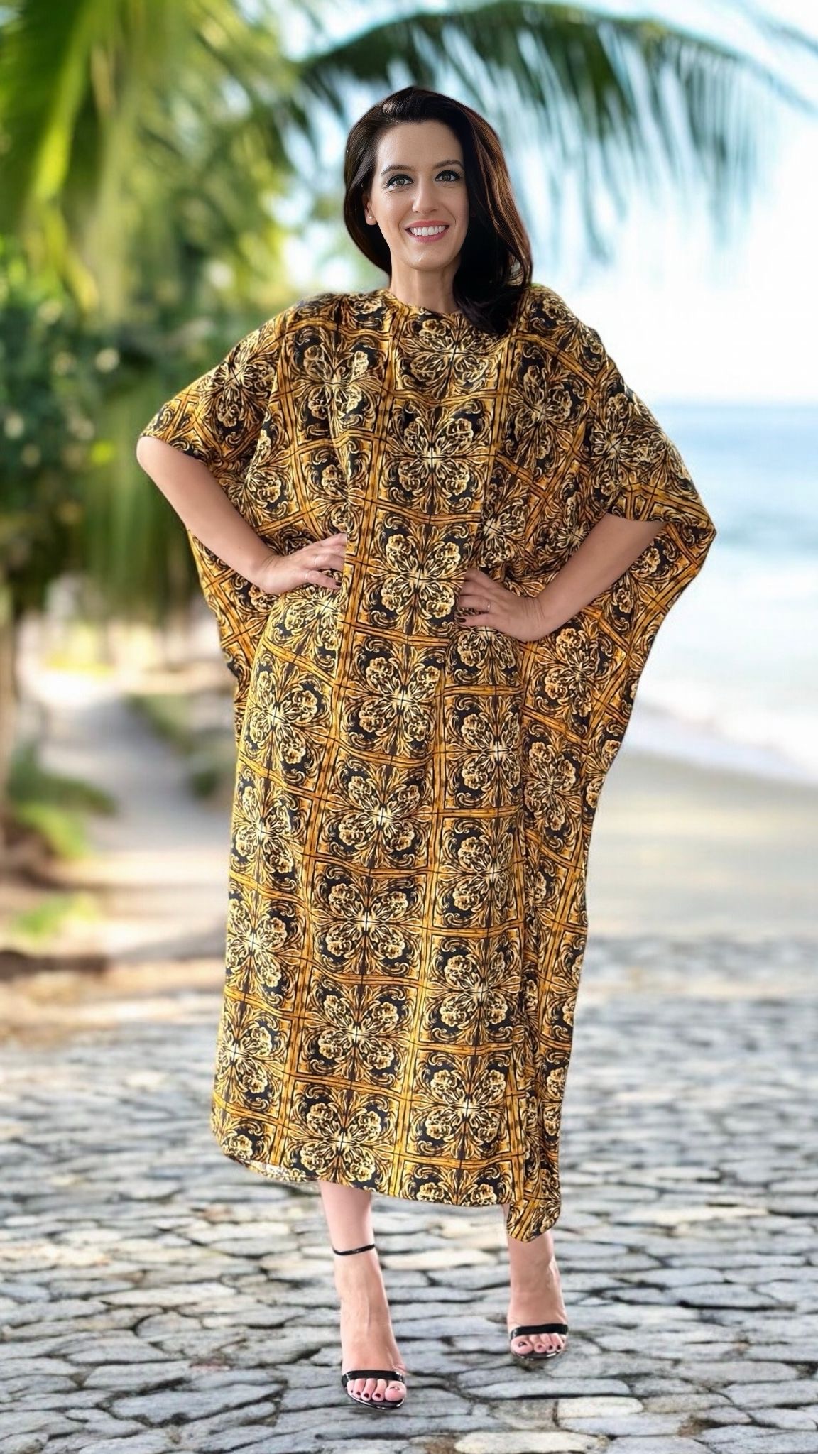Rochie fluture din mătase naturală - imagine 5