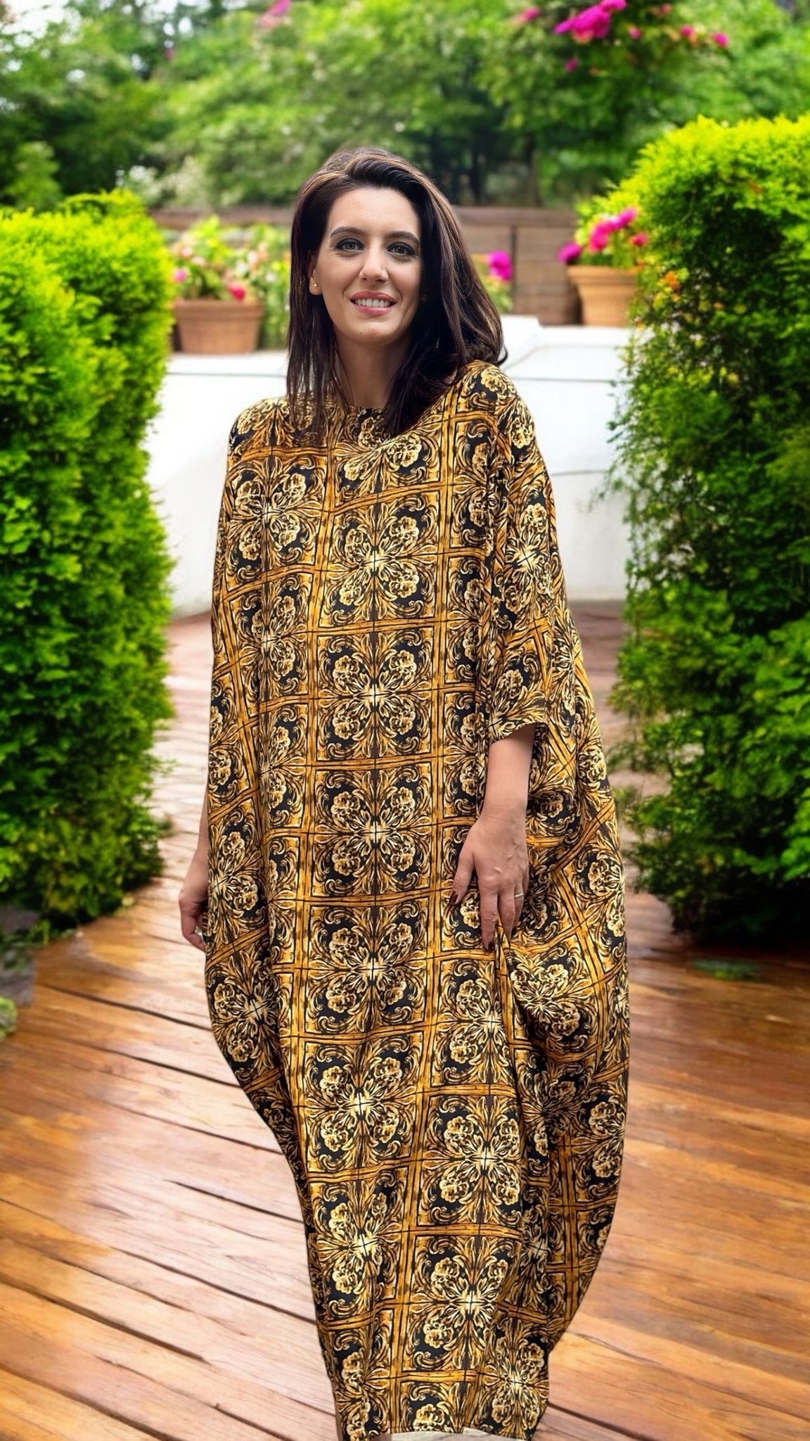 Rochie fluture din mătase naturală