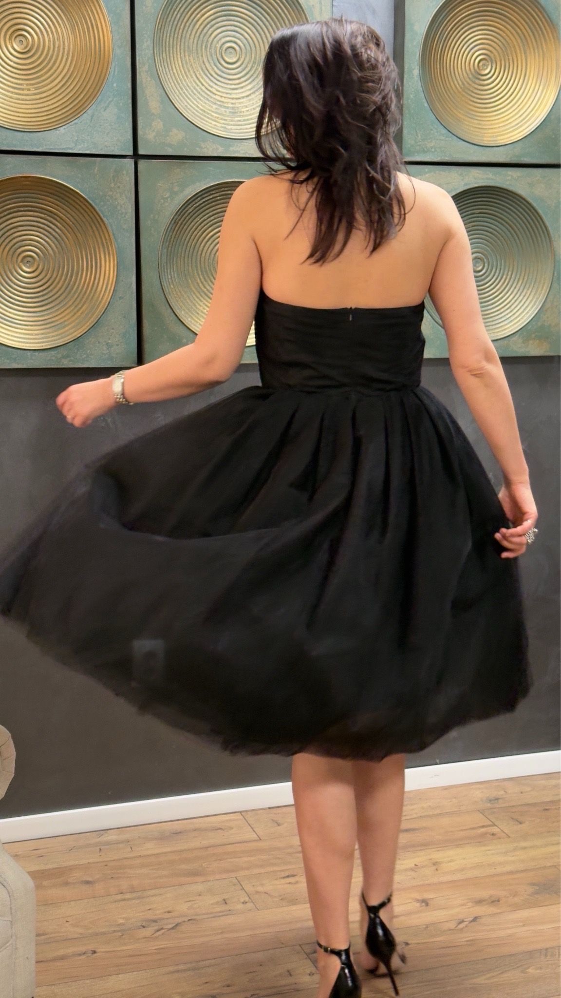 Rochie din tulle și brocart - imagine 5